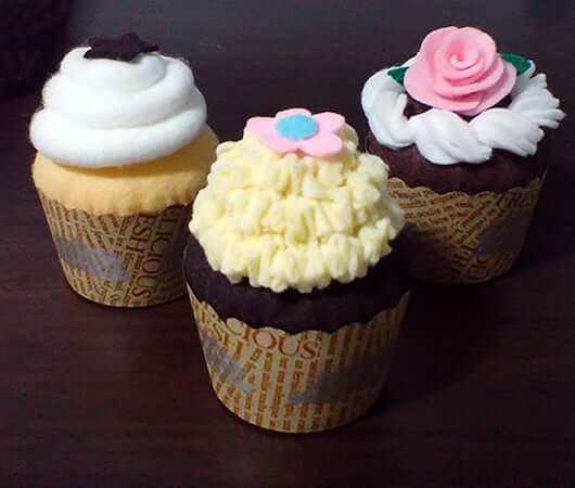 Felt Cupcakes by Felt Kreations