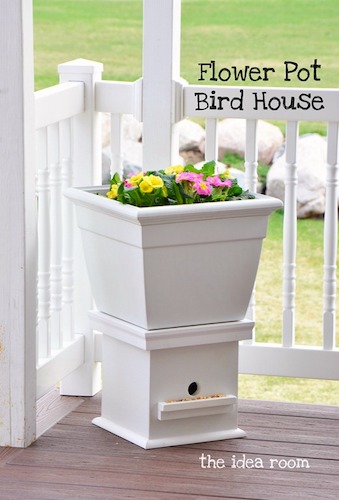 Flower Pot Birdhouse by The Idea Room