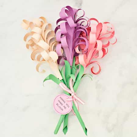 Giant Hyacinth DIY Paper Flower Bouquet by Hello Wonderful