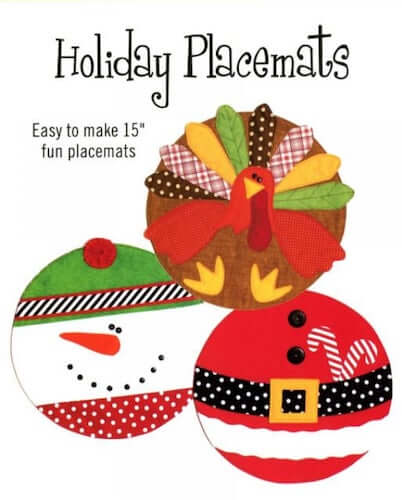 Holiday Placemats Quilt Pattern by Bebe Fabric Studio