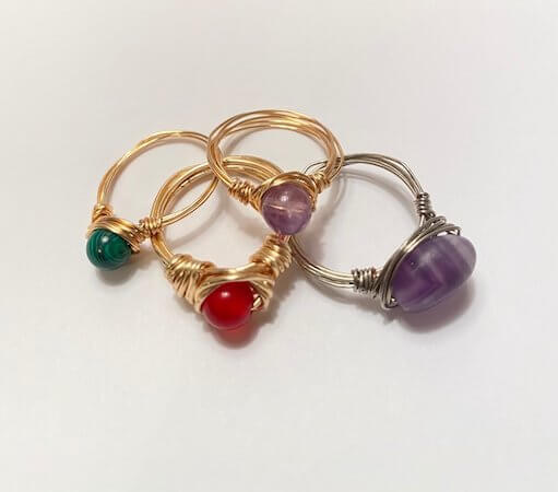 How to Make Easy Wire Wrapped Rings by The Trevor Dragon