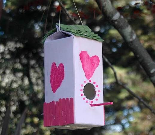 Milk Carton Birdhouse by Leap Frog