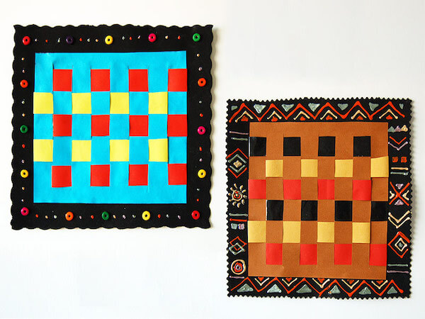 Paper Weaving Pattern by First Palette