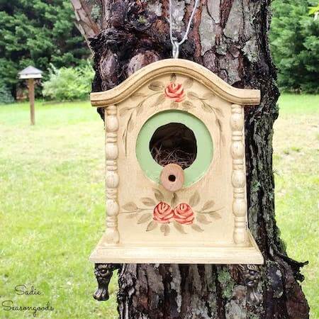 Tick Tock Birdhouse by Sadie Seasongoods