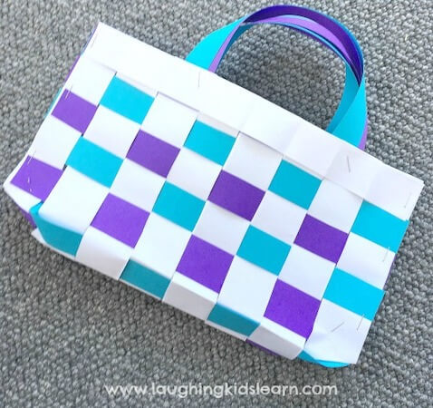 Woven Paper Bag by Laughing Kids Learn