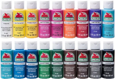 8 Best Paint for Pumpkins for 2025 8 Apple Barrel PROMOABI Matte Finish Acrylic Craft Paint Set