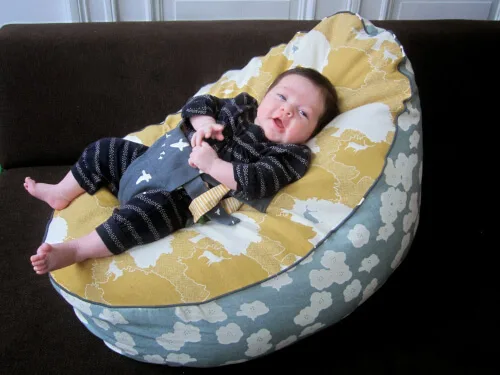 Baby and toddler bean bag Sewing Pattern from Straight Grain