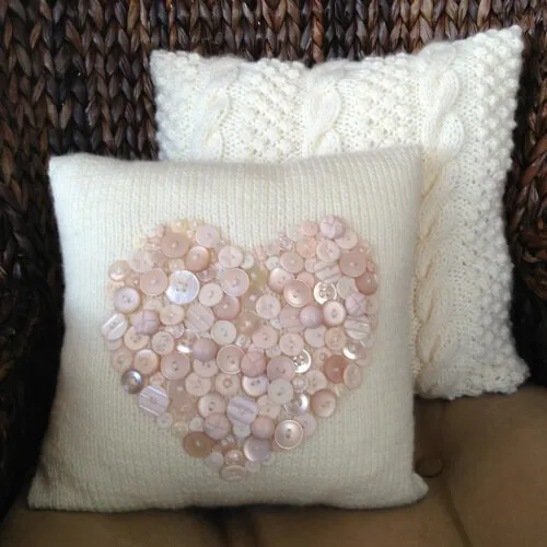 Cable Knit Pillow Cover Pattern by LadyshipDesigns