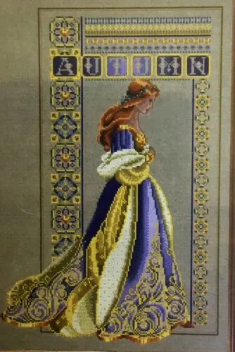 16 Lavender and Lace Cross Stitch Patterns 14 Celtic Autumn Lavender and Lace Cross Stitch pattern by Marilyn Leavitt-Imblum