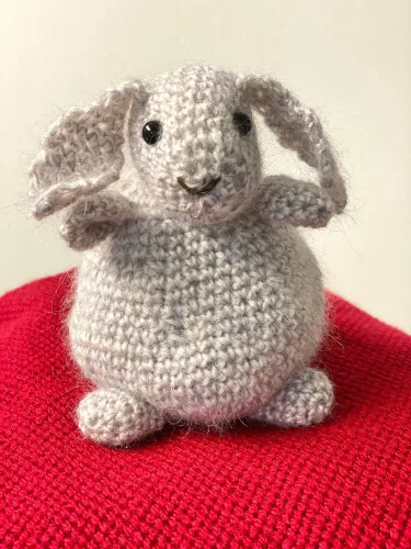 Crochet Bunny Bean Bag Pattern by Snowsnuggle