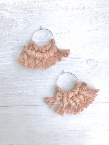 DIY Macrame Earring Kit from InHomePaintParties