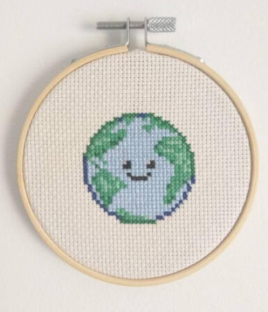 Earth Easy Childrens Cross Stitch by EasyPeasyDIY