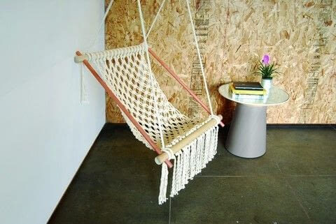 Hanging Macrame Chair from Cut Our & Keep