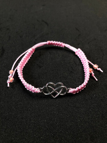 Heart Macramé Bracelets Kit from HandmadeWorkshopsLtd