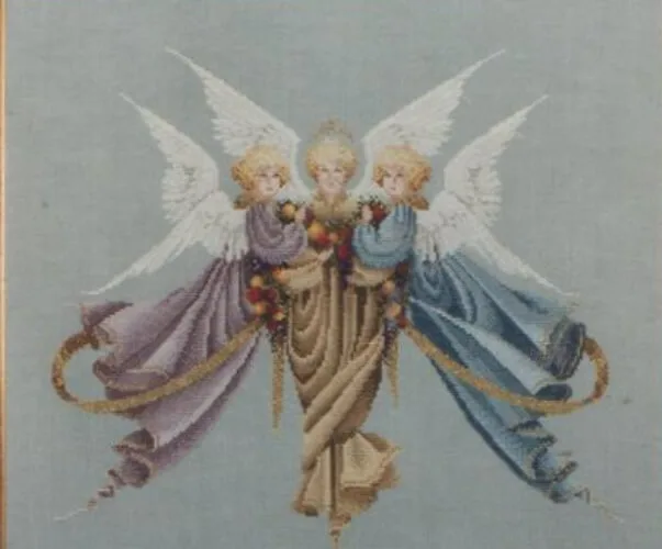 16 Lavender and Lace Cross Stitch Patterns 7 Heavenly Gifts Lavender and Lace Counted Stitch Pattern from DebsCraftDen