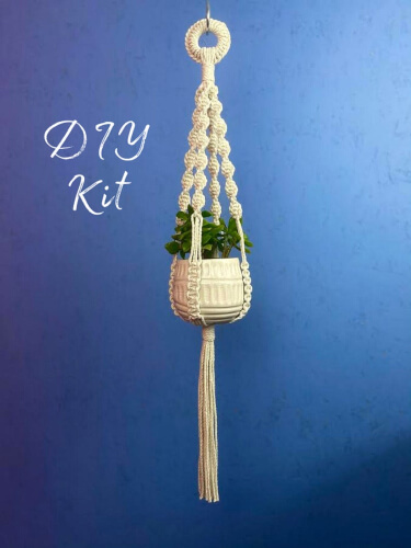 Macrame DIY Plant Hanger Kit from HandmadebyHensUK