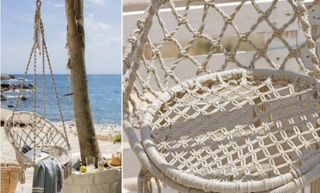 Macrame Hanging Chair Pattern from DIY Enthusiasts