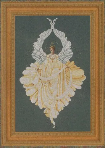 16 Lavender and Lace Cross Stitch Patterns 11 Peace Angel L43 by Lavender and Lace