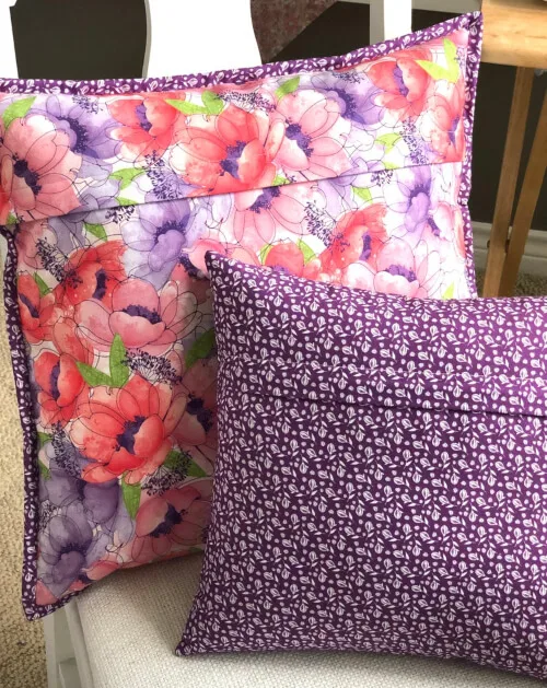 Simple Zippered Pillowcase Sewing Pattern by BodoboBags