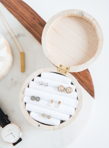 DIY Wooden Jewelry Box by The Beauty Dojo