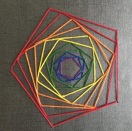 Geometric String Art by Rapid Resizer