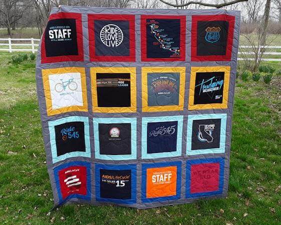 T-Shirt Memory Quilt Pattern by Quilts Plus Love