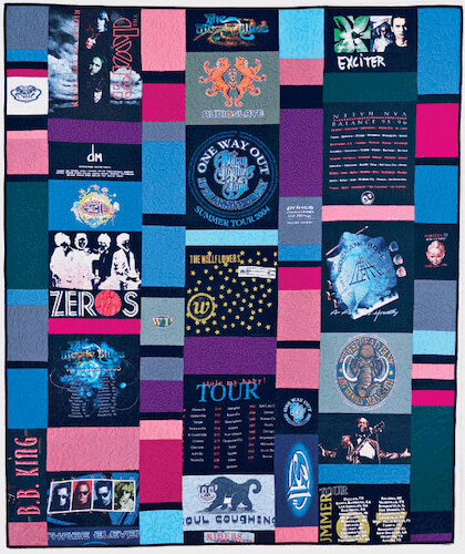 T shirt Memory Quilt Pattern by All People Quilt