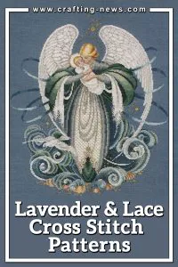 16 Lavender and Lace Cross Stitch Patterns 1 16 LAVENDER AND LACE CROSS STITCH PATTERNS