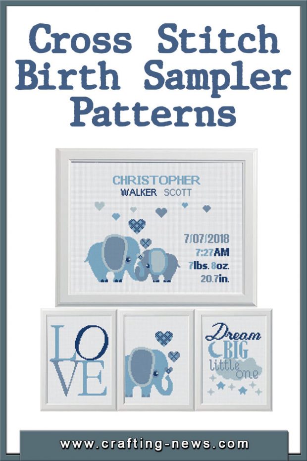 18 Best Cross Stitch Birth Sampler Patterns Crafting News