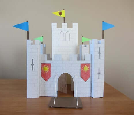 3D Paper Castle Craft by Fanfaron