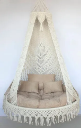 Bohemian Chair Porch Swing by ROPEWOODshop