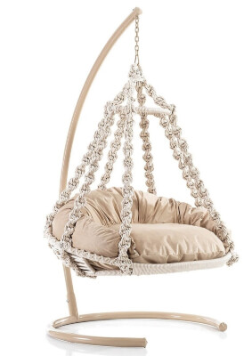 Macrame Hammock Swing by WICKERWORLD