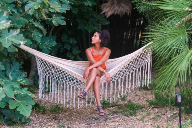 Mayan Handmade Macramé Hammock by PakalSurfPoncho