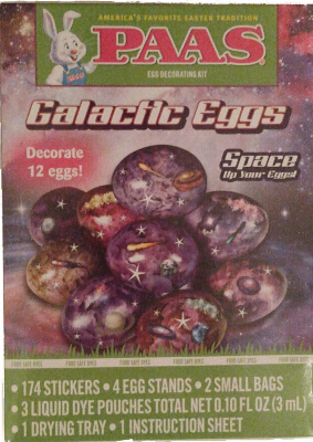 Huevos galácticos PAAS - Kit de pintura de Pascua