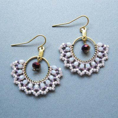 Hoop DIY Beaded Earrings by How Did You Make This