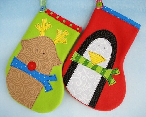 Christmas Stockings Sewing Pattern by Precious Patterns