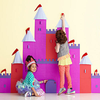 DIY Paper Princess Castle by Parents