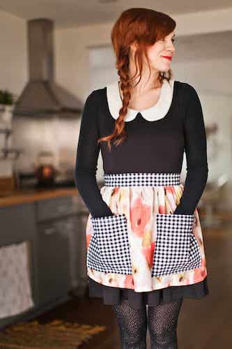 Half Apron Sewing Pattern by A Beautiful Mess