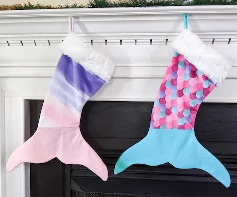 Mermaid Stocking Sewing Pattern by Jennie Masterson