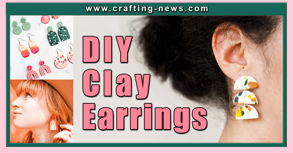 20 Clay Earrings DIY Ideas