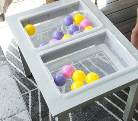 DIY Water Table for Toddlers by Brittany Goldwyn