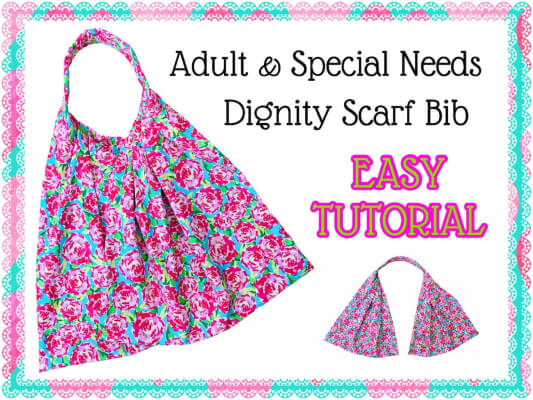 Easy Adult Bib Pattern by AlohaLittleOnes