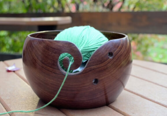 Hagestad Wooden Yarn Bowlby HagestadTrading