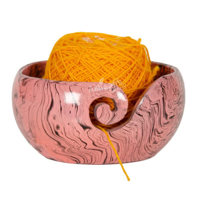 Handcrafted Yarn Bowl from ArtisanscraftIN