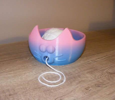 Sleeping Cat Plastic Yarn Bowl from GeekTastic55