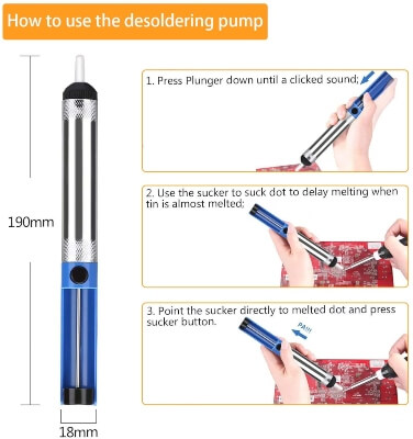 Tabiger 15-in1 Soldering Iron Kit comes with an abundance of accessories and a durable plastic case with a soft protective liner