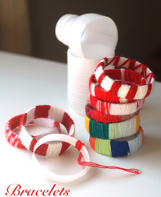 Bracelets From Empty Plastic Bottles by Krokotak