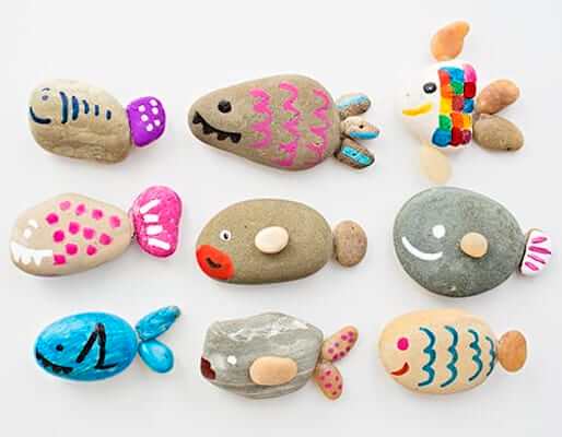 Cute Rock Fish Craft by Hello Wonderful