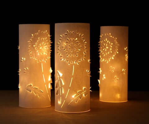 Dandelion Paper Lanterns by A Piece Of Rainbow