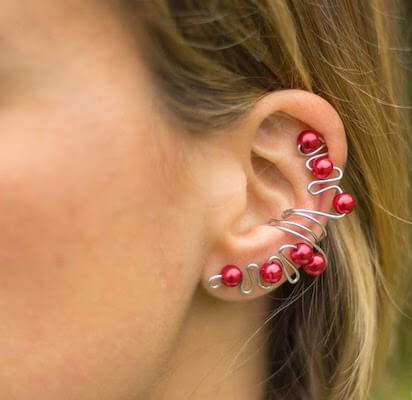 Ear Cuff DIY av min vita Idea DIY